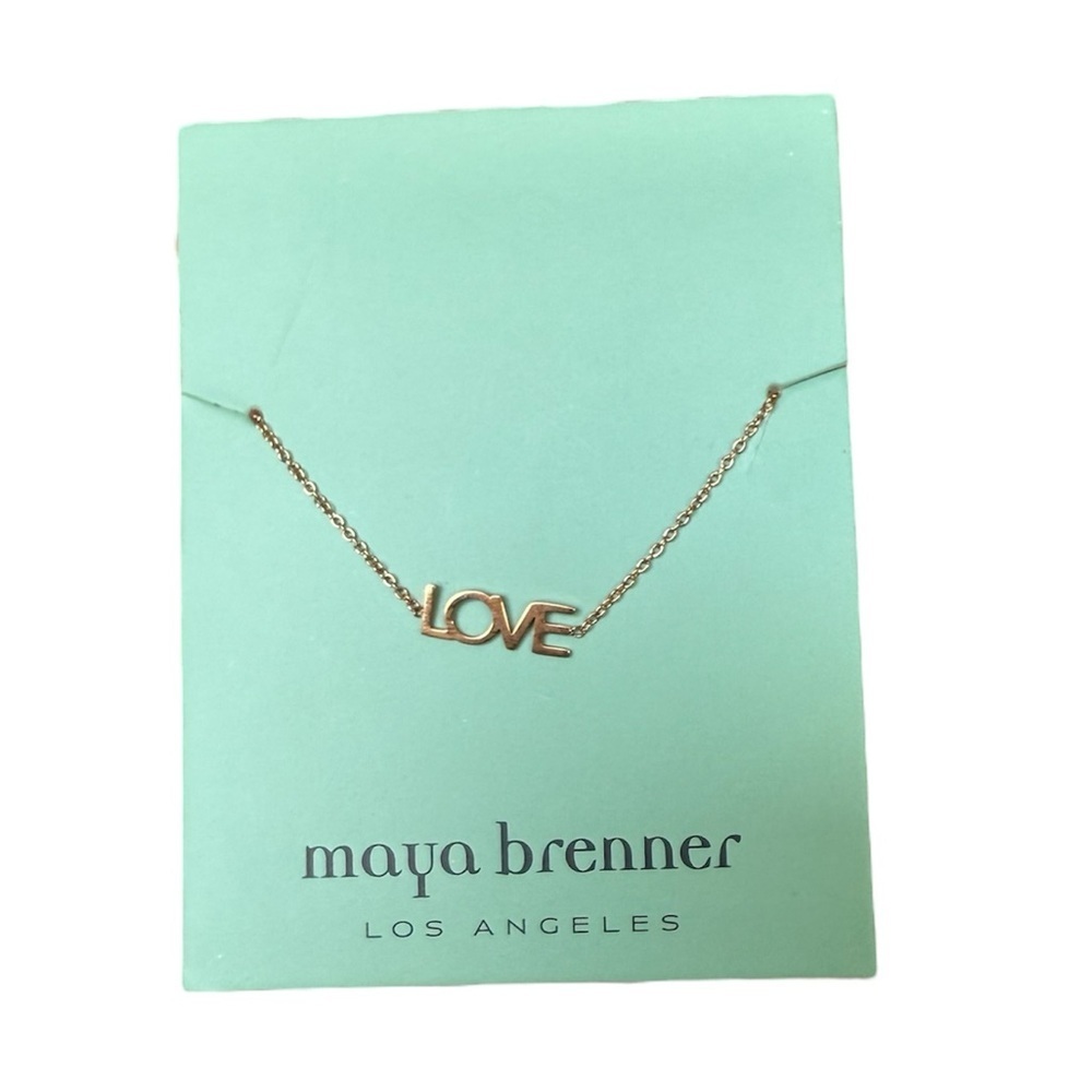 NWT Maya Brenner Rose Gold LOVE Bracelet